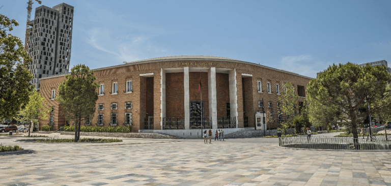 Banka e Shtetit Shqiptar është një monument i trashëgimisë kulturore në Tiranë. 