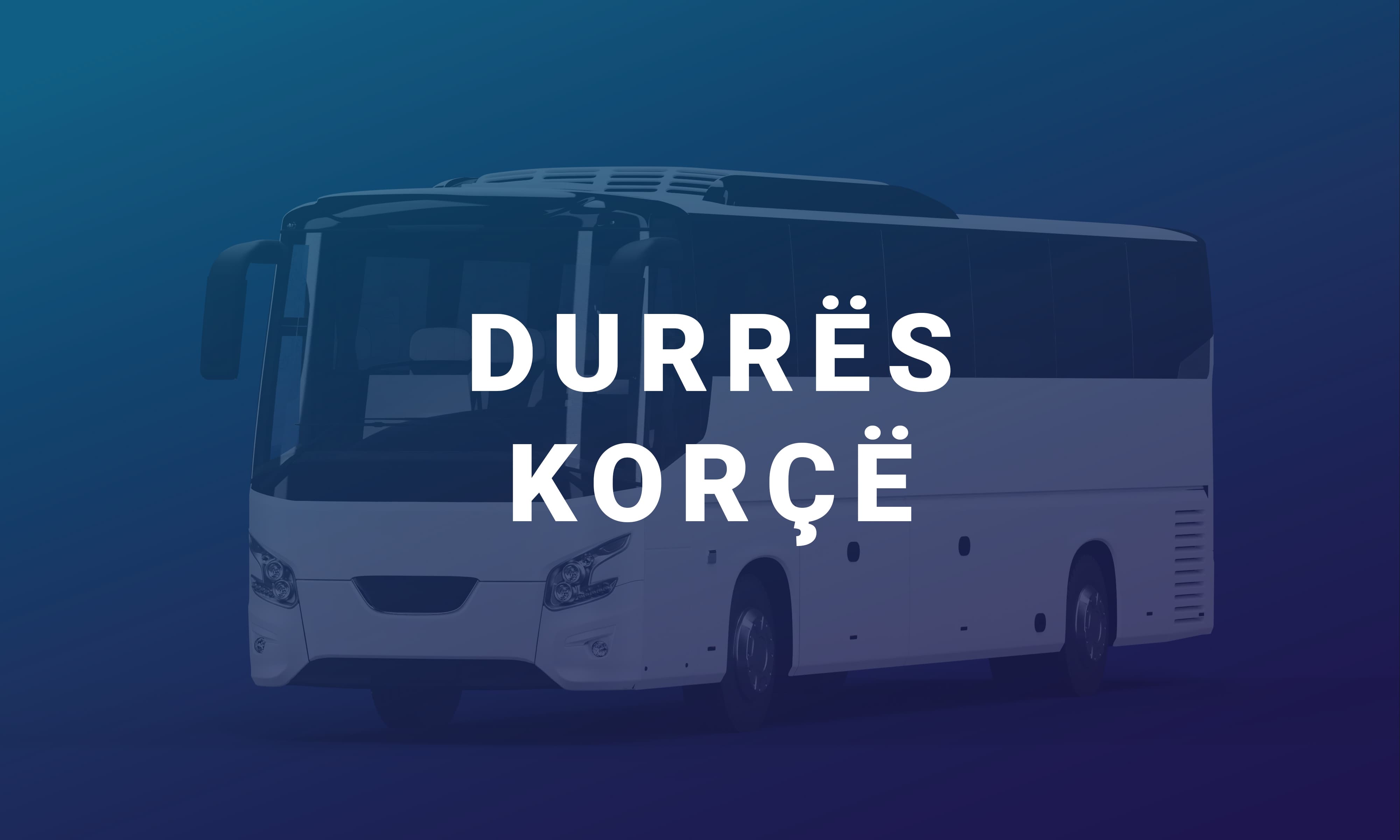 Durrës-Korçë është një linjë ndërqytetase me qendër në Durrës që ofron një shërbim çdo ditë për në Korçë dhe kthim.